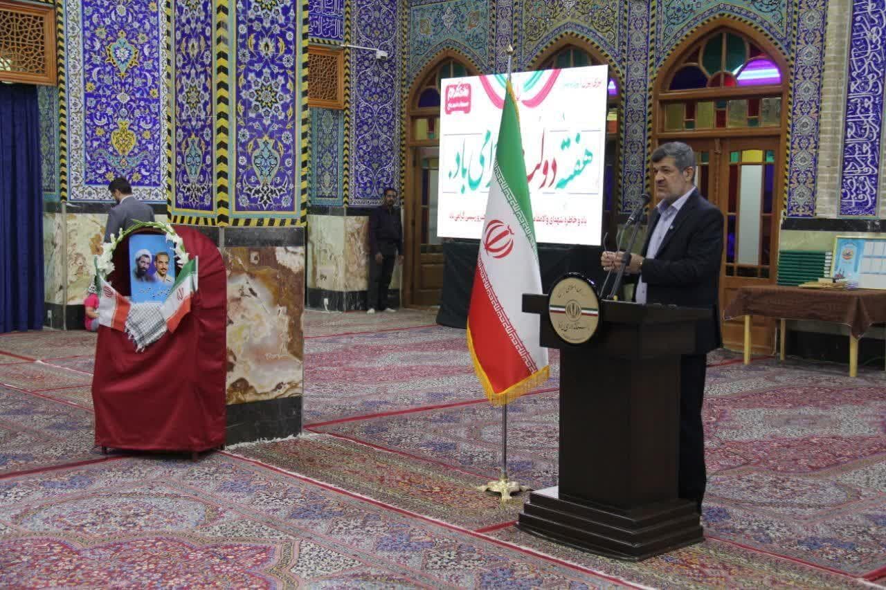 فیلم | استاندار یزد در آیین گرامیداشت شهدای دولت: رفع ناترازی‌ها اولویت دولت چهاردهم است