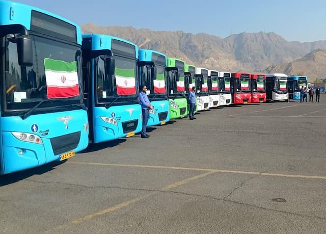 نوسازی ناوگان اتوبوسرانی شهرری همزمان در سال تحصیلی جدید+ فیلم