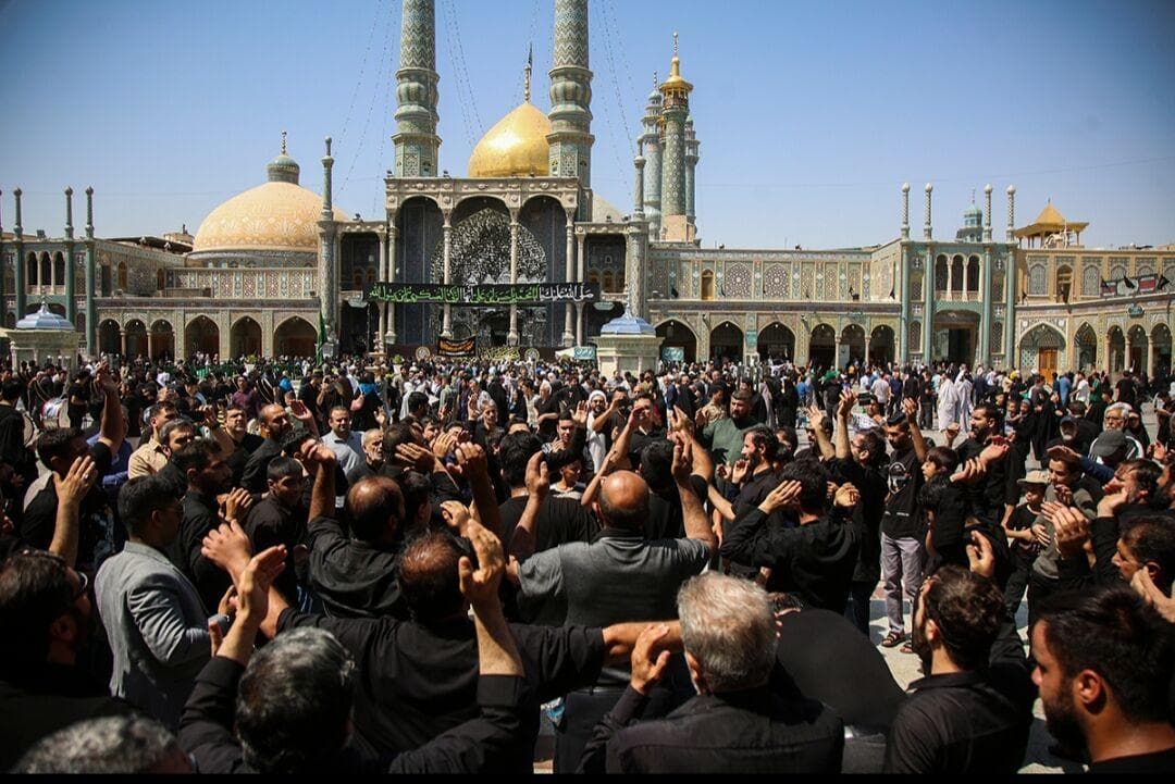 قم در ماتم شهادت یازدهمین اختر تابناک امامت و ولایت غرق در عزا و ماتم است