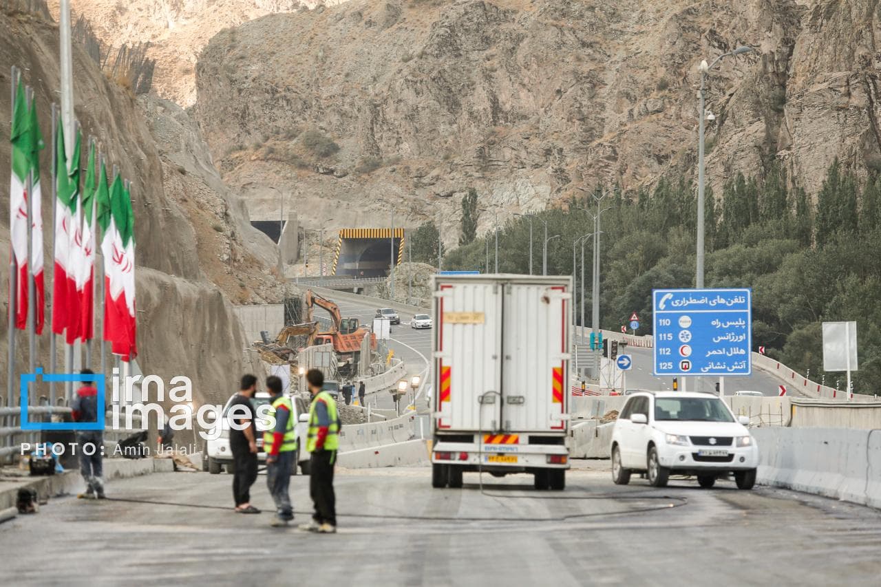 انسداد پنج روزه بخشی از قطعه دوم آزادراه تهران- شمال از امروز