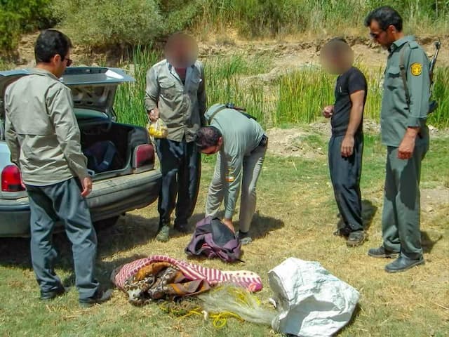 ۳ تیم صیادی متخلف در منطقه حفاظت شده تالاب نوروزلو دستگیر شدند