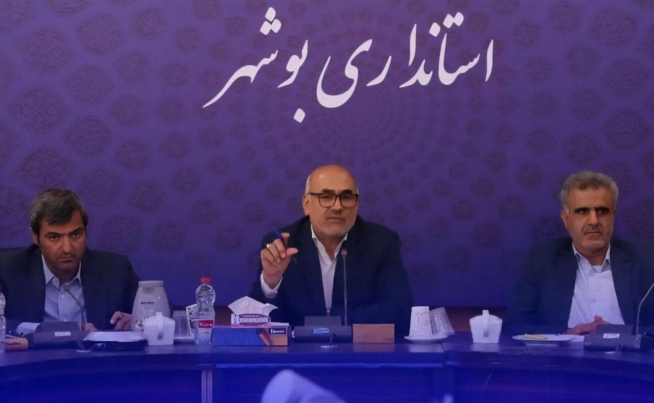 تأکید معاون عمرانی استاندار بوشهر بر افزایش نظارت و تسریع در جذب اعتبارات عمرانی