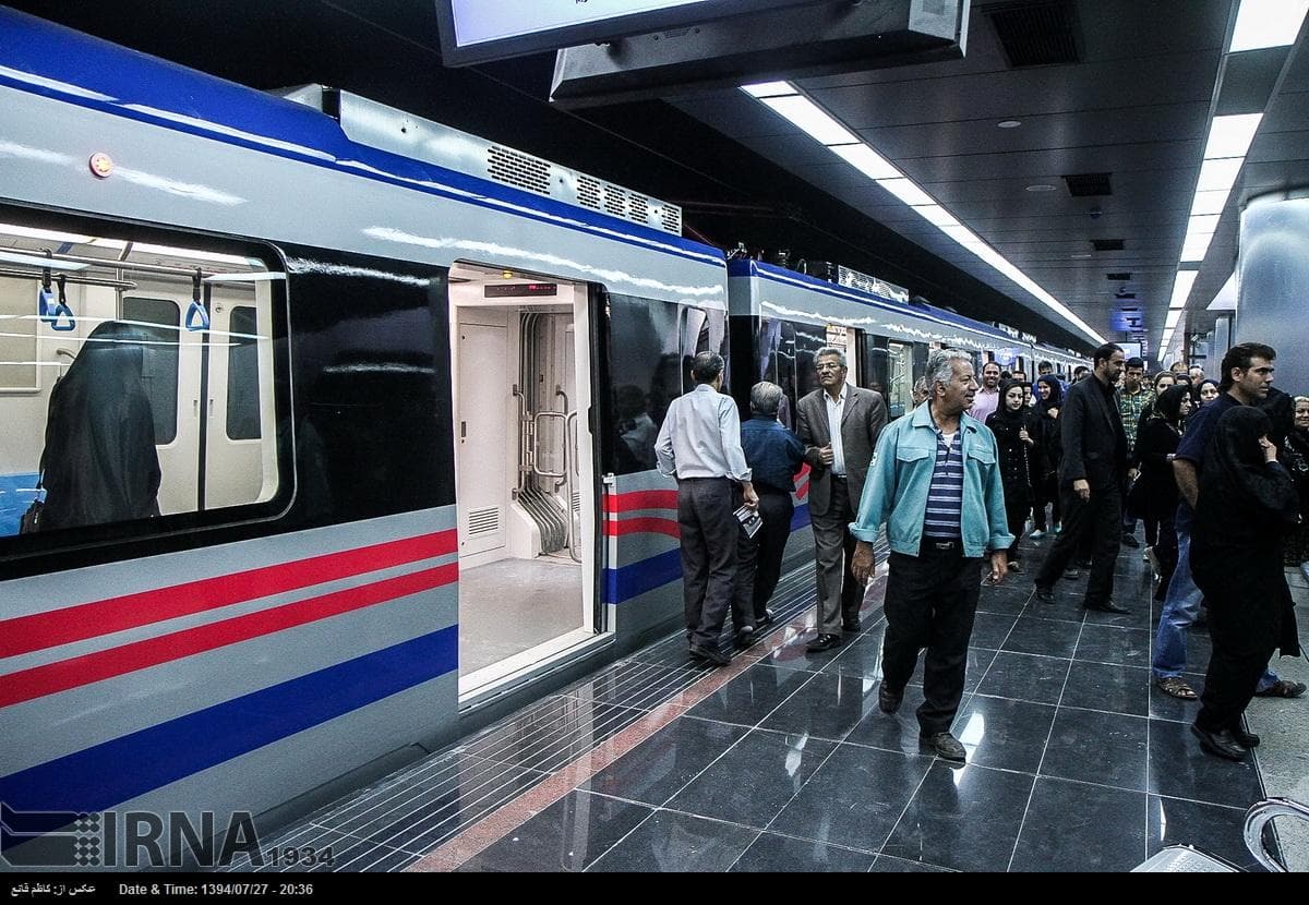 محدودیت خدمات‌رسانی در خط ۷ متروی تهران