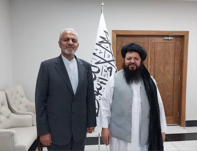 دیدار سرپرست سفارت ایران در کابل با دادستان کل هیات حاکمه سرپرستی افغانستان