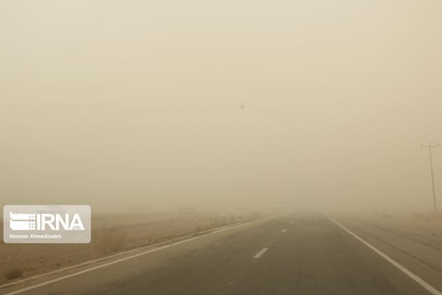 افزایش گرد و خاک و کاهش کیفیت هوا در خراسان جنوبی
