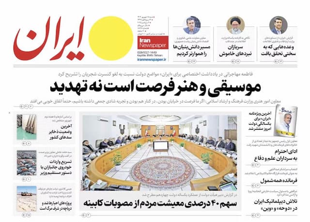 مرور روزنامه های ۱۵ شهریور ۱۴۰۴
