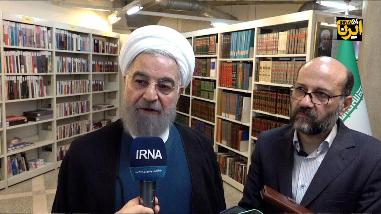 اهدای ۲۵ هزار نسخه کتاب توسط حسن روحانی به کتابخانه ملی