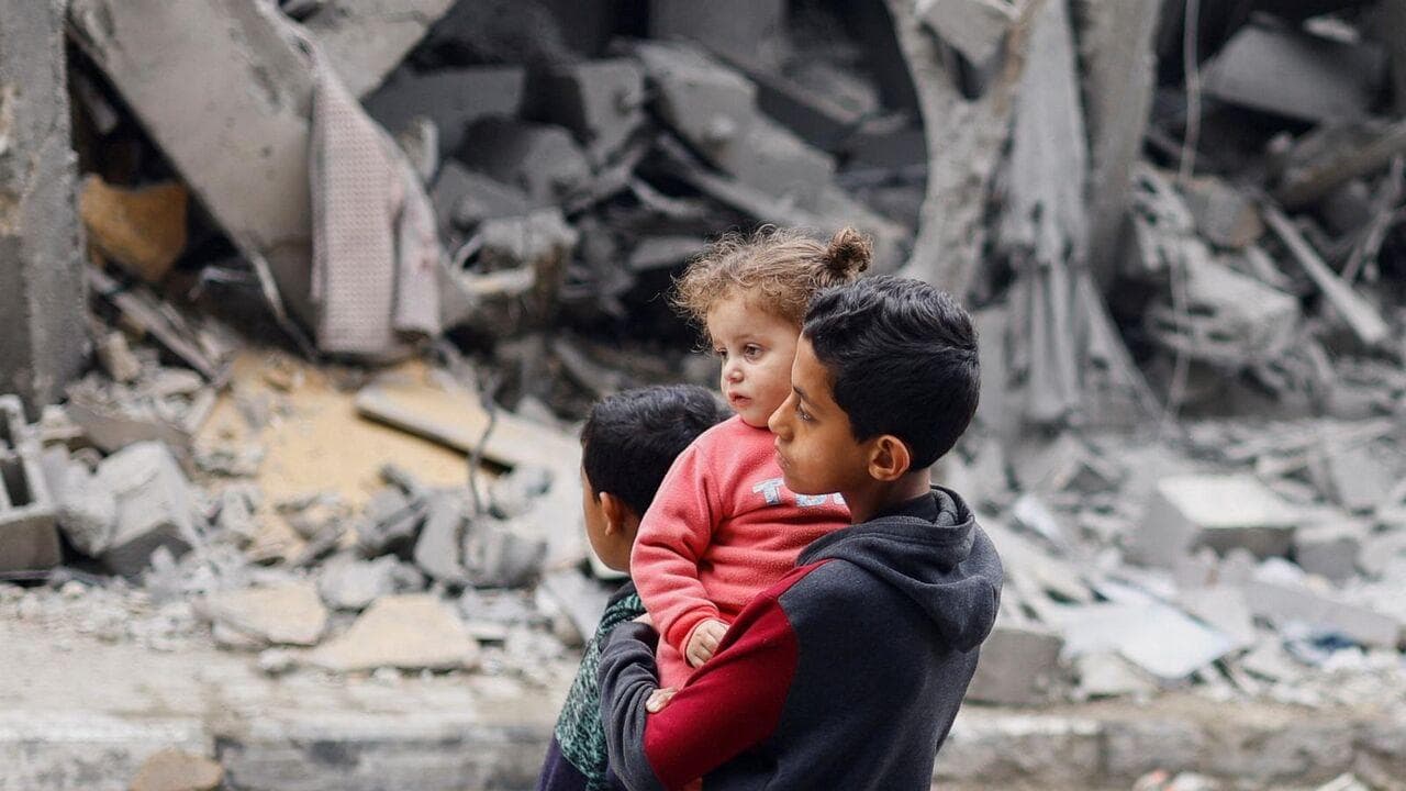 حامیان فلسطین در اسپانیا برای گرامیداشت یاد کودکان غزه تظاهرات کردند