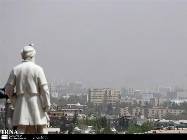 هوای کلانشهر مشهد برای نهمین روز پیاپی آلوده است