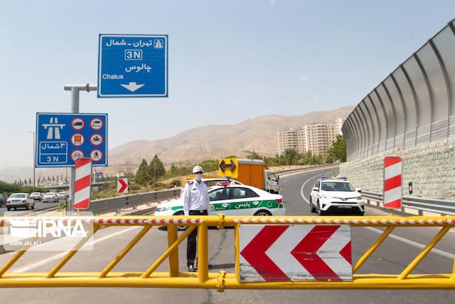 آزادراه تهران-شمال و جاده چالوس مسدود شد