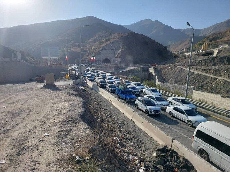 جاده چالوس برای پنجمین روز متوالی یکطرفه شد/ترافیک فوق‌سنگین در محورهای شمالی