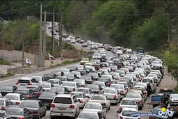 ترافیک سنگین در محور‌های چالوس و آزادراه تهران-شمال