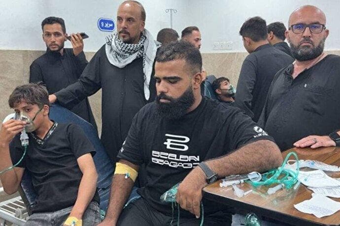 فیلم | نشت گاز کلر در کربلا ۶۲۱ مصدوم برجا گذاشت