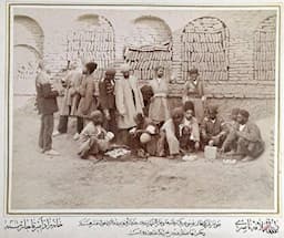 عکس/ قماربازی در دوران قاجار