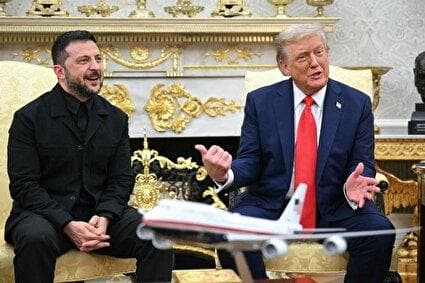 ببینید/ هشت بار «تشکر» زلنسکی از ترامپ فقط در ۱ دقیقه!
