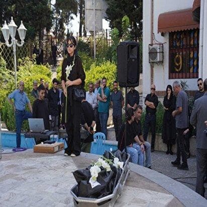 تصاویر: مراسم وداع و تشییع پیکر «مهرداد فلاحتگر» بازیگر سینمای ایران