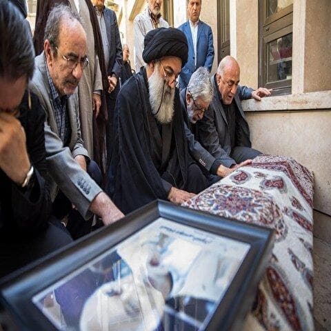 تصاویر: مراسم تشییع پیکر «موسی اسوار»، مترجم و عضو پیوسته فرهنگستان زبان و ادب فارسی