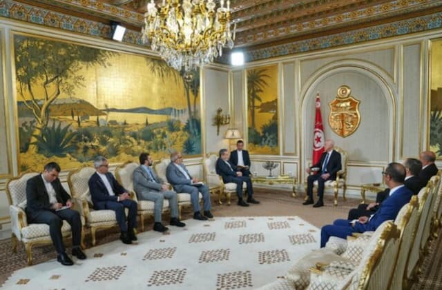 دیدار وزیر خارجه با رئیس‌جمهور تونس/ گفت‌وگو و رایزنی درباره تحولات منطقه و روابط دو جانبه