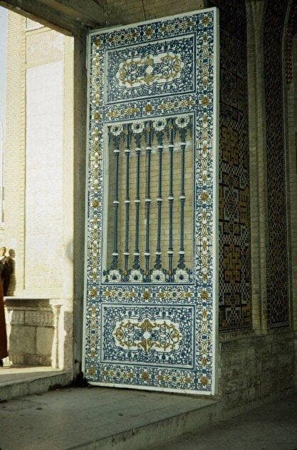 عکس/ درب مسجد سپهسالار، سال ۱۹۶۷ میلادی