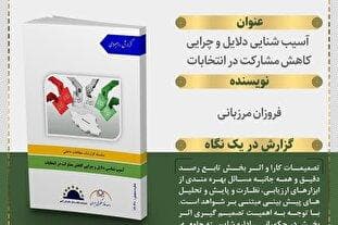 کتاب گزارش راهبردی بررسی دلایل کاهش مشارکت در انتخابات منتشر شد+ لینک دانلود