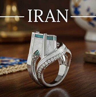 نماد معماری ایرانی روی انگشتان شما