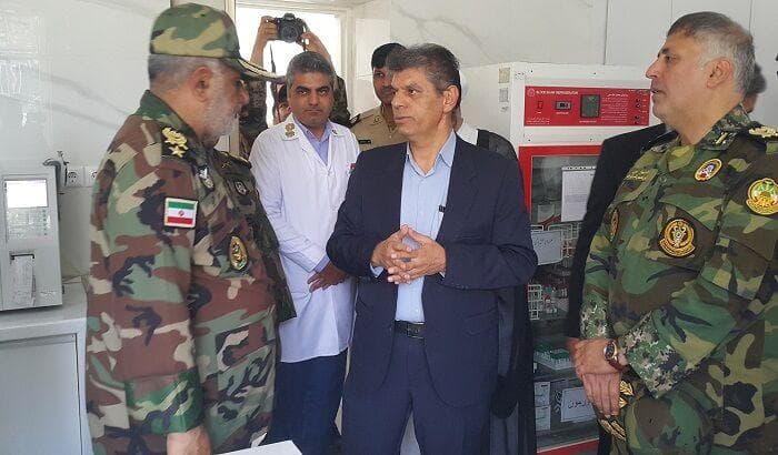 فیلم| بازدید جانشین فرماندهی نزاجا از بیمارستان ارتش تربت‌حیدریه