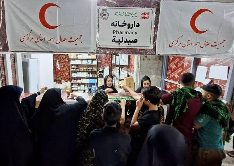 هلال احمر استان مرکزی ۹ هزار و ۲۹۳ ویزیت رایگان در کربلای معلی ارایه کرد