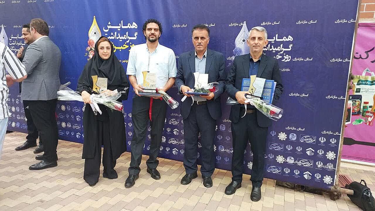 چهار خبرنگار ایرنای مازندران از سوی رئیس شورای اطلاع‌رسانی دولت تجلیل شدند
