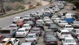 پلیس راه: ترافیک سنگین در آزاد راه تهران - شمال / محور جنوب به شمال یک طرفه است