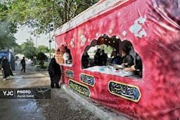برپایی موکب های اربعین حسینی در همدان