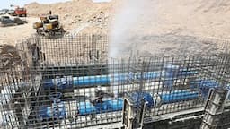 انتقال آب به تصفیه‌خانه مهستان آغاز شد