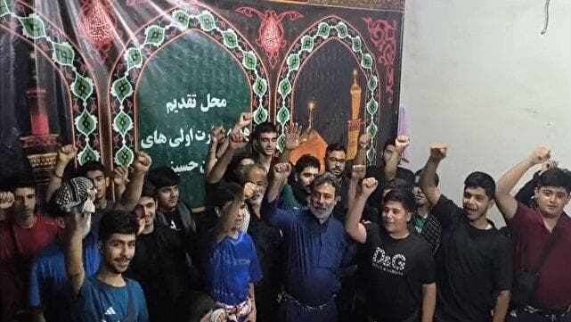 واکنش دانش آموزان زائر اولی در کربلای معلی به قدرت موشکی ایران + فیلم