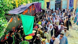 مراسم اربعین حسینی در هلمند برگزار شد + فیلم