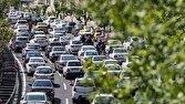 ترافیک صبحگاهی در اکثر معابر و بزرگراه‌های تهران پرحجم و سنگین است