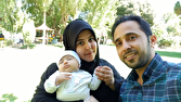 تولد مهلا با حضور تابوت پرچم‌پیچ بابا