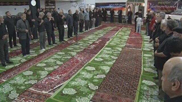مراسم عزاداری به مناسبت رحلت رسول اکرم در بستان آباد