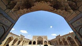 قاب‌هایی از شکوه مسجد جامع قم
