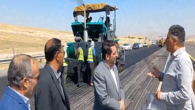 وضعیت مطلوب عملیات اجرایی بهسازی روکش آسفالت مسیر بستان آباد - هشترود اتوبان پیامبر اعظم