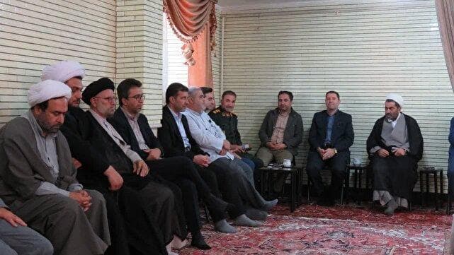 برگزاری مراسم بزرگداشت شهدای هفته دولت در هریس + عکس