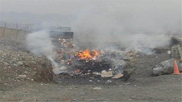 زباله سوزی در محدوده کمربندی دوم تهران