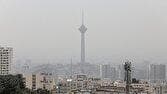 تداوم وزش باد و خیزش گرد و خاک در تهران