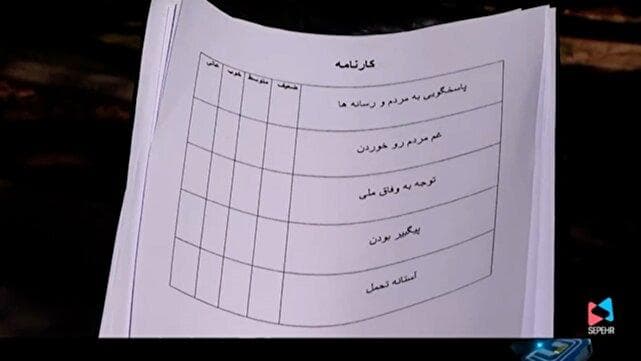 وزرا به عملکرد خود چه نمره‌ای می‌دهند؟ + فیلم