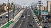ترافیک عادی و روان در معابر و بزرگراه‌های پایتخت