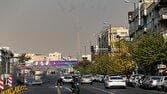 وضعیت هوای تهران نارنجی و آلوده است