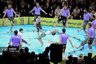 مسابقات خیابانی ورزش‌های زورخانه ای و پهلوانی در تبریز