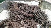 کشف ۵ تن سیم سرقتی از کارگاه ضایعاتی