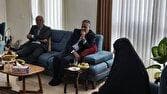 دیدار رئیس سازمان انرژی اتمی با خانواده شهید «فریدون عباسی»