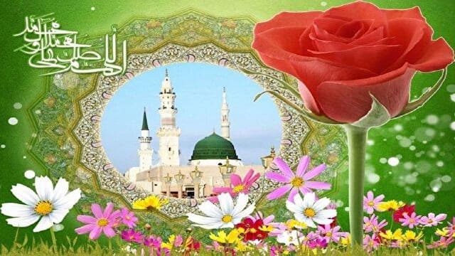 طنین شادی با ندای لبیک یا رسول الله در مناطق مختلف استان یزد