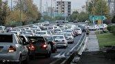 ترافیک پرحجم و سنگین صبحگاهی در بزرگراه ها و معابر تهران
