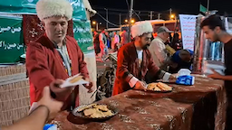 خدمات رسانی دوستداران و ارادتمندان اهل بیت به زائران اربعین